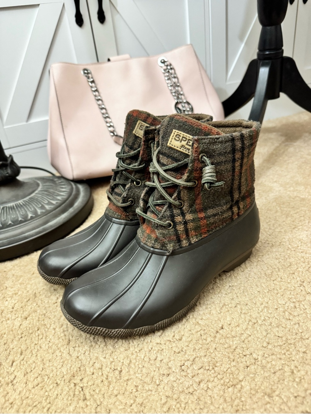 Sperry Women’s Plaid Duck Boots